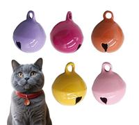 Campanilla Pequeña Para Collar De Perro, Pack De 5 Campanas Coloridas Para Collares De Mascotas, Cascabel Decorativo Con Sonido Claro, Colgante Para Razas Pequeñas Medianas y Grandes Uso Diario y