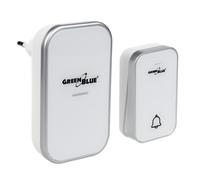 GreenBlue GB157 W Timbre Inalámbrico sin Pilas Kinetic 38 melodías Negro Alcance hasta 200 m IP44