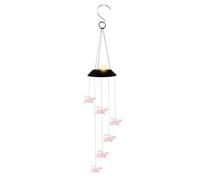 Campanilla solar | Campanilla solar para animales LED que cambia de color | Accesorio para terraza y jardín - para porche, entrada, comercio, aula, restaurante, hotel,