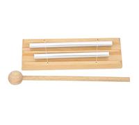 Campanillas de Mesa, Juguete Musical para niños, Instrumento de percusión inalámbrico con mazo, Campana de Escritorio de Aluminio y Haya para la educación Musical de los niños,