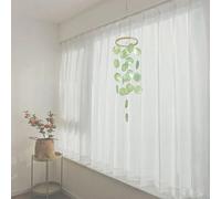 Campanillas de viento de conchas para jardín exterior para esposa chicas casa de playa adorno colgable interior carillon costero bohemio