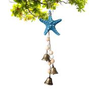 Campanillas de Viento para Exterior | Decoración Marina Decorativa - Campanilla de Viento Hecha a Mano y Decoración Costera - para Patio Trasero Porche Playa Mar Río Vacaciones Mujeres