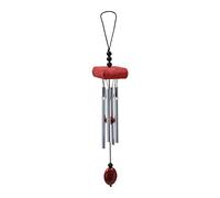 Campanillas de viento pequeñas, campanillas de aluminio para exteriores con tonos melódicos suaves, campanillas de jardín, para patio, porche, decoración del hogar (rojo)