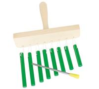 Campanillas musicales aptas para viajes con 8 tubos armonizados, instrumento adecuado para artistas viajeros y educadores, campanillas de percusión para músicos