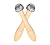 Campanillas Musicales Para Niños - Juego De 2 Cascabeles De Madera | Sonajero Para Educación Temprana - para Fiesta Aula Cumpleaños Preescolar Jardín Guardería