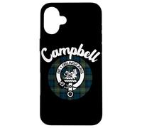 Campbell Clan Escocés Nombre Escudo De Armas Tartán Carcasa para iPhone 16 Plus