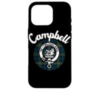 Campbell Clan Escocés Nombre Escudo De Armas Tartán Carcasa para iPhone 16 Pro
