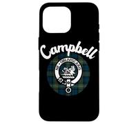 Campbell Clan Escocés Nombre Escudo De Armas Tartán Carcasa para iPhone 16 Pro MAX