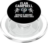 Campbell Clan Escocés Nombre Escudo De Armas Tartán Fiesta Familiar PopSockets PopGrip para MagSafe