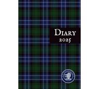 Campbell Diary 2025: A5 | Page A Day | British Holidays and Observances | Scottish Campbell Tartan Cover
