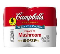 Campbell's Condensed Soup, Cream of Mushroom, 10.5 Ounce (Pack of 4)