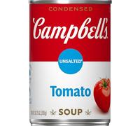 Campbell's Sopa condensada de tomate sin sal, lata de 10.7 onzas