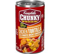 Campbell's Sopa gruesa, sopa de tortilla de pollo con carne blanca a la parrilla, lata de 18.5 onzas