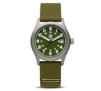 CAMPCO Humvee - Reloj militar para hombre, 42 mm, con 3 correas de estilo intercambiables, reloj táctico resistente para hombre, esfera verde oliva (OD), movimiento japonés, resistente al agua hasta 3