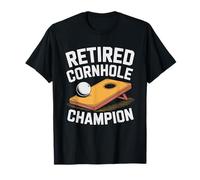Campeon De Cornhole Jugador Lanzamiento Saco Arena Camiseta