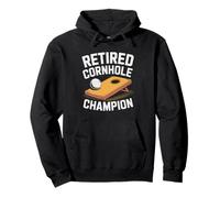 Campeon De Cornhole Jugador Lanzamiento Saco Arena Sudadera con Capucha