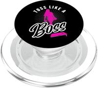 Campeón de Cornhole: Lanza como un Jefe para Cornstar PopSockets PopGrip para MagSafe