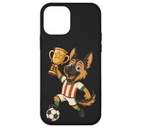Campeón de fútbol Pastor Alemán Dibujos Animados Carcasa para iPhone 12 Mini