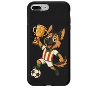Campeón de fútbol Pastor Alemán Dibujos Animados Carcasa para iPhone 7 Plus/8 Plus