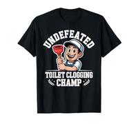 Campeón de obstrucción del Inodoro: Regalos de Fontanero Invicto Camiseta
