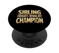 Campeón de rivalidad de miedo hermanos Halloween PopSockets PopGrip Adhesivo