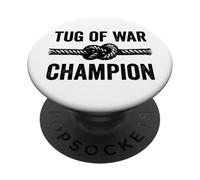Campeón de Tira y afloja Día de Campo PopSockets PopGrip Adhesivo