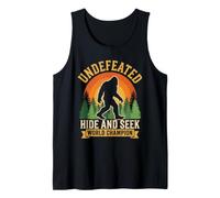 Campeón Mundial del Escondite Invicto - Sasquatch Bigfoot Camiseta sin Mangas