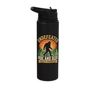 Campeón Mundial del Escondite Invicto - Sasquatch Bigfoot Stainless Steel Insulated Water Bottle