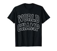 CAMPEÓN Mundial Varsity University College Campus Alumni Camiseta