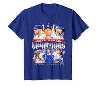 Campeones del Mundo 2025 | Los Angeles LA Series Finals Merch Camiseta, Niños, Azul Real, 4 años