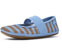 CAMPER Right - Ballerinas for Girls - Brown,Blue, size 33, Cotton fabric/Smooth leather