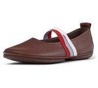 CAMPER Twins - Ballerinas for Women - Burgundy, size 35, Smooth leather