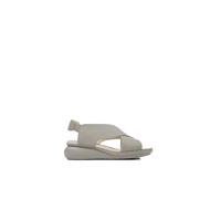 Camper Balloon-K200066, Sandalias de Punta Descubierta Mujer, Gris, 38 EU