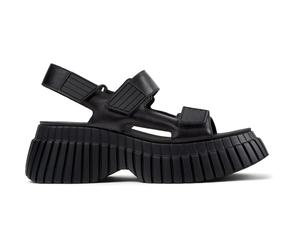 CAMPER BCN - Sandals for Women - Black, size 41, Smooth leather