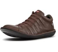 Camper Beetle Botines de piel marrones para hombre. | Con membrana HYDROSHIELD®, cordones elásticos y suelas XL EXTRALIGHT® de EVA (51 % recicladas).