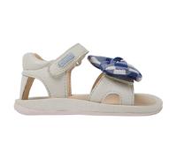 CAMPER Bicho - Hook and loop for First walkers - White,Blue, size 21, Smooth leather/Cotton fabric