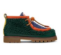 CAMPER Bobo Choses x Camper - Smart casual shoes for Girls - Green,Blue,Yellow, size 35, Cotton fabric/Smooth leather