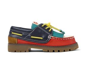 CAMPER Bobo Choses x Camper - Smart casual shoes for Girls - Red,Green,Blue, size 38, Smooth leather