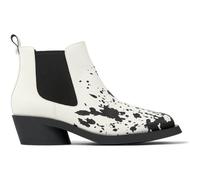 CAMPER Bonnie - Ankle boots for Women - White,Black, size 36, Smooth leather