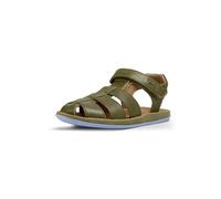 Camper Boy's Bicho 80177 T-Strap Sandal, Medium Green 073, 13 UK Child