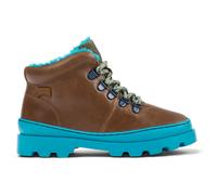 CAMPER Brutus - Boots for Girls - Brown, size 31, Smooth leather/Cotton fabric