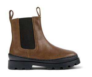 CAMPER Brutus - Boots for Girls - Brown, size 35, Smooth leather
