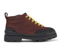 CAMPER Brutus - Boots for Girls - Burgundy, size 37, Cotton fabric/Smooth leather