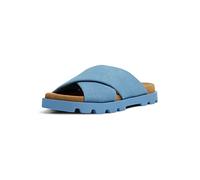 Camper Brutus-k201322, Sandalias Planas, Mujer, Azul, 37 EU