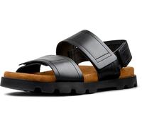 Camper Men's Brutus Sandal K100777 2-Strap, Black 011, 6.5 UK