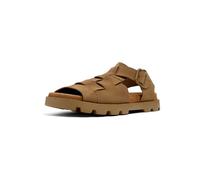 Camper Brutus Sandal K100778, 2 rayas para hombre, Marrón Medio 007, 40 EU