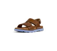 Camper Brutus Sandal K800598, Sandalia de 2 Correas Unisex niños, Marrón Medio 002, 34 EU