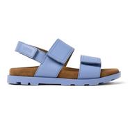 CAMPER Brutus Sandal - Sandals for Girls - Blue, size 28, Smooth leather