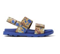 CAMPER Brutus Sandal - Sandals for Girls - Red,Blue,Beige, size 34, Smooth leather