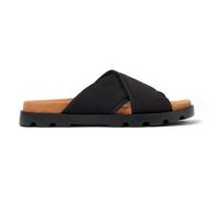 CAMPER Brutus Sandal - Sandals for Men - Black, size 40, Cotton fabric